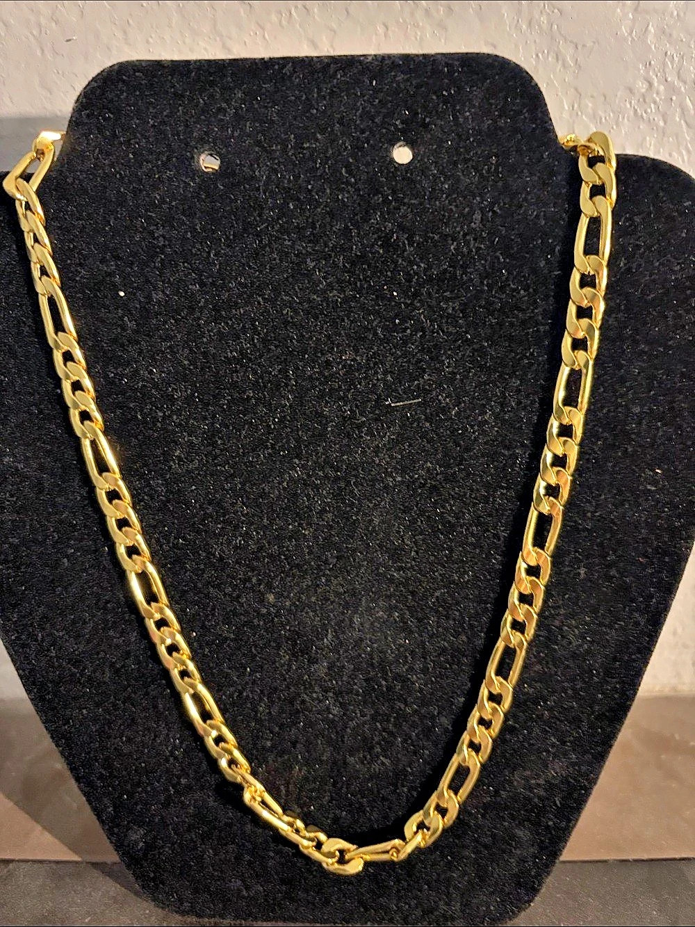 18 kt gold plated 20 inch 5mm chain